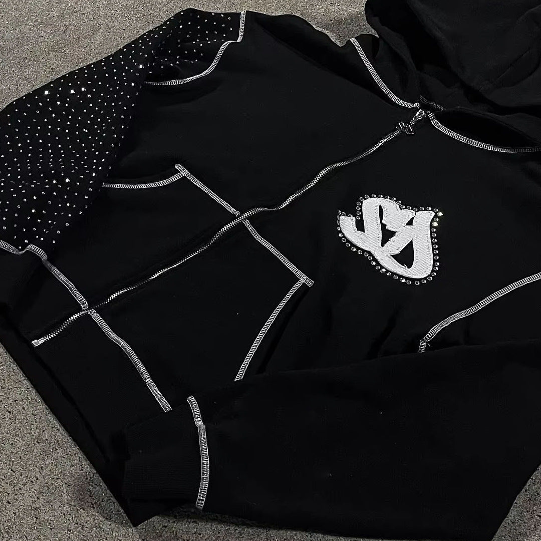 Same Early Autumn Comfort And Casual Personality Street Sweater Jacket