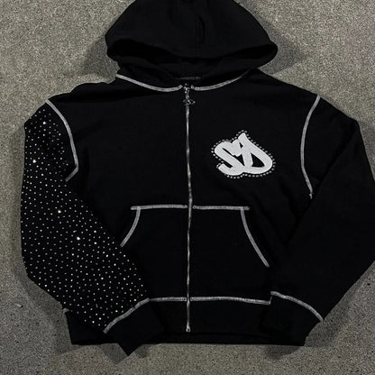 Same Early Autumn Comfort And Casual Personality Street Sweater Jacket