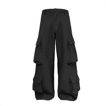 Street-style Casual Multi-pocket Pants