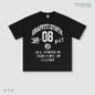 Graffiti Short-sleeve Vintage Distressed Washed Loose-fit T-shirt