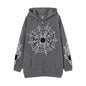 Spider Web Zipper Foreign Trade Sweater Street Fashion Hoodie