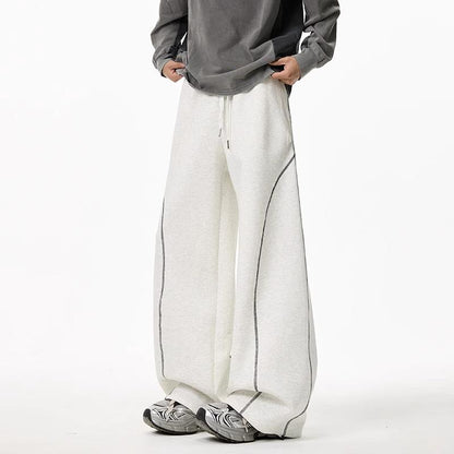 American-style Striped Casual Track Pants For Men