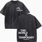 Fashionable Vintage T-shirt With A Printed Wool Blend