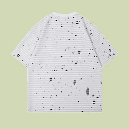 Summer Double-Layer Fabric Casual Short-Sleeve T-Shirt