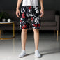 Summer Beach Pants Men's Loose Casual Fifth Pants Ice Silk High Elasticity Quick-drying