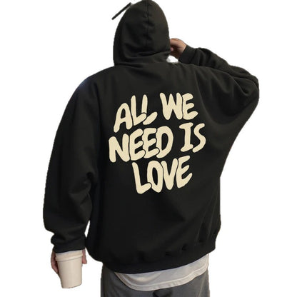 Hoodie For Men Setwear All We Need Is Love