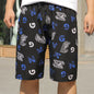 Summer Beach Pants Men's Loose Casual Fifth Pants Ice Silk High Elasticity Quick-drying