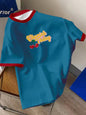 Men's Cherry Letter Print T-Shirt