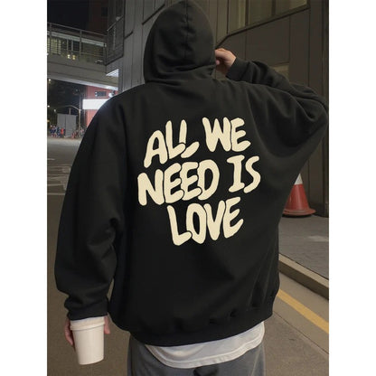 Hoodie For Men Setwear All We Need Is Love