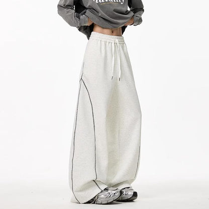 American-style Striped Casual Track Pants For Men