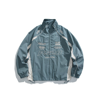 Retro-style Casual Stand-up Collar Jacket For Men