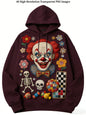 Fashion Casual Printed Polyester Sweater