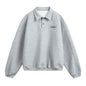 Autumn Retro Loose-fit Neckline Buttoned Long Sleeves