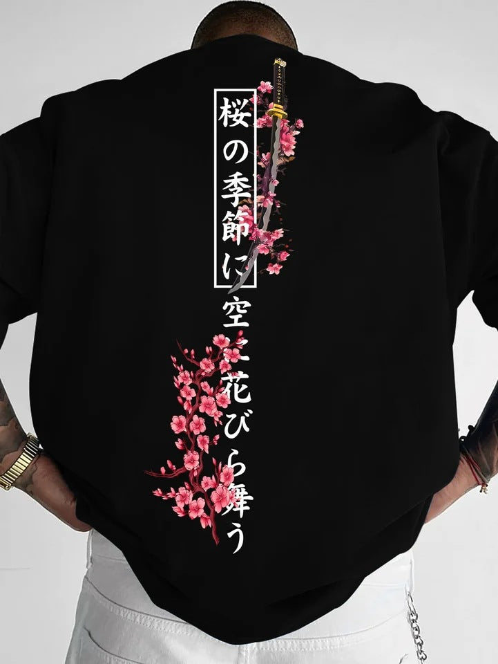 Men's Summer Loose-fit T-shirt Suitable For