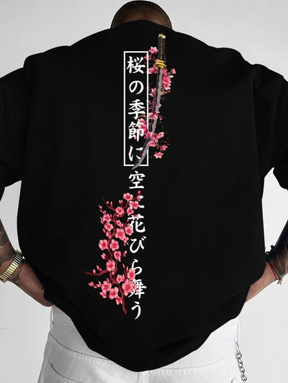Men's Summer Loose-fit T-shirt Suitable For