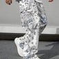 Mens Loose Fit Work Pants With A Drawstring