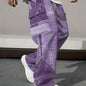 Mens Loose Fit Work Pants With A Drawstring