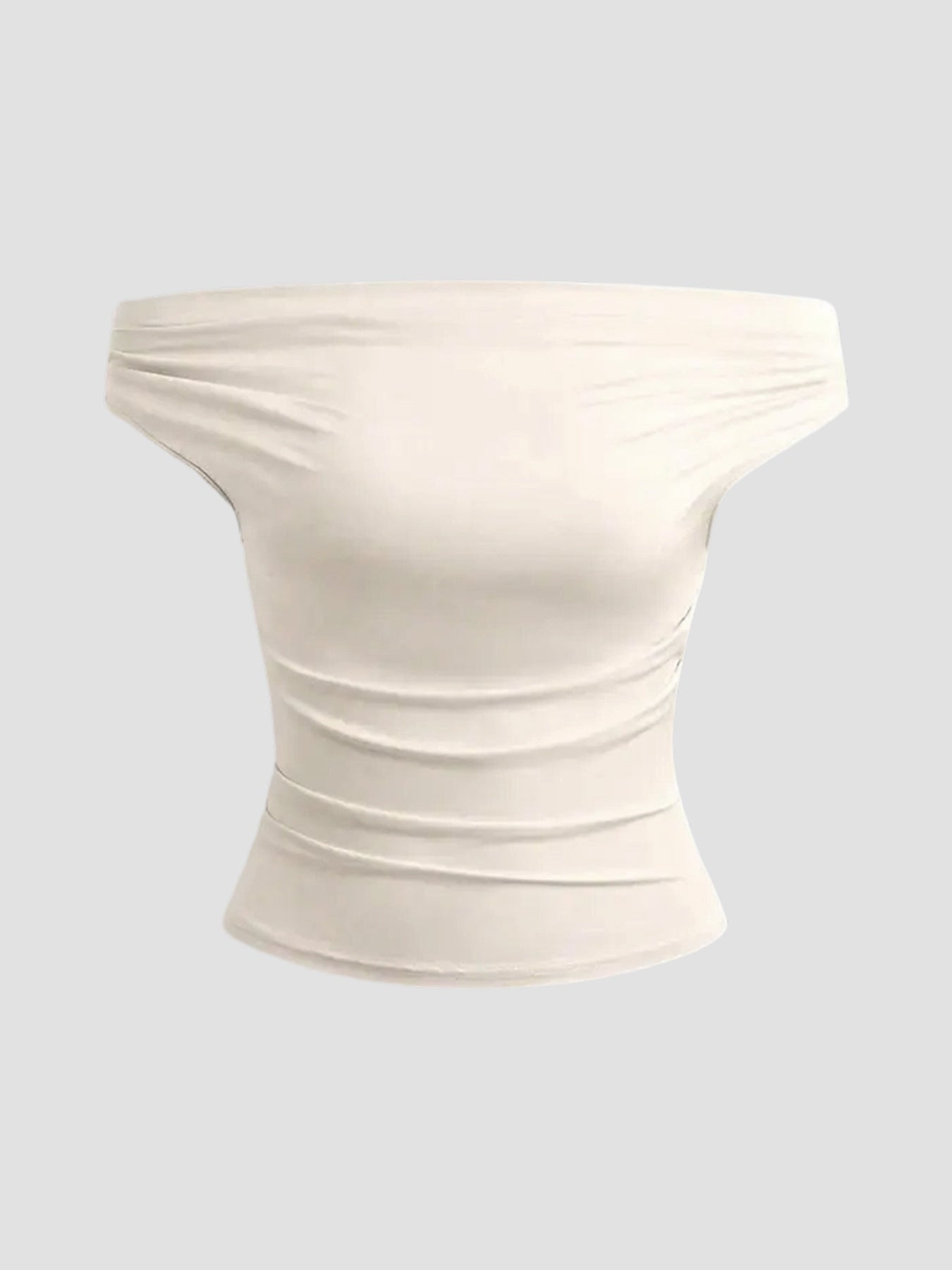 Off-shoulder Spicy Girl Base T-shirt For Women