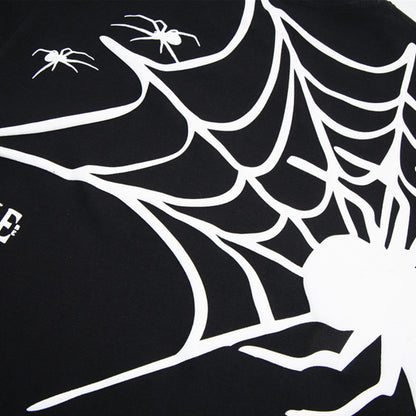 Dark Spider Web Printed Short Sleeve Men