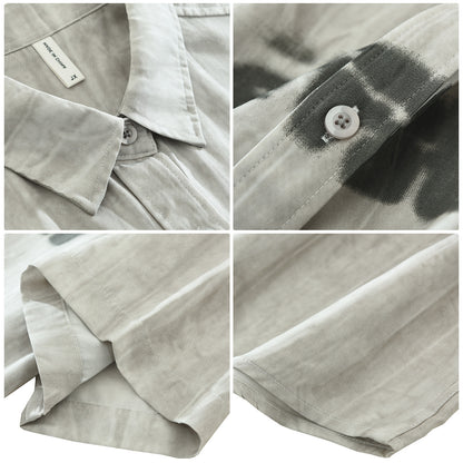 Men's Letter-Print Short-Sleeve Shirt
