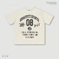 Graffiti Short-sleeve Vintage Distressed Washed Loose-fit T-shirt