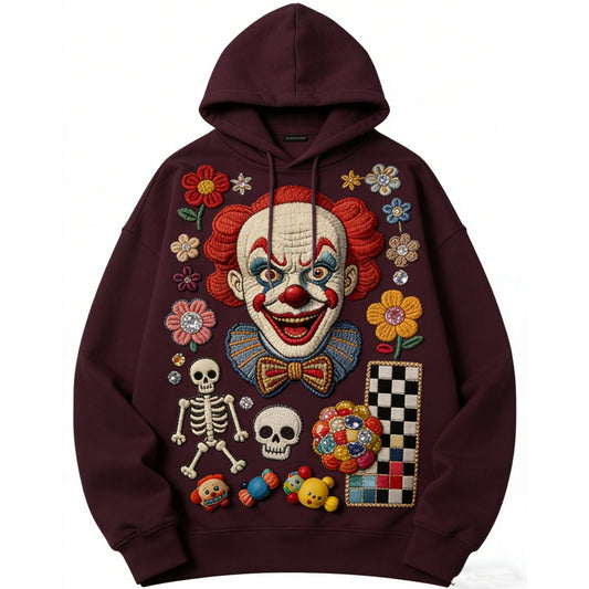 Fashion Casual Printed Polyester Sweater
