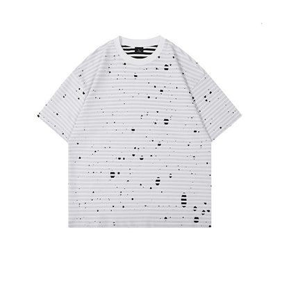 Summer Double-Layer Fabric Casual Short-Sleeve T-Shirt