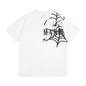 Dark Spider Web Printed Short Sleeve Men