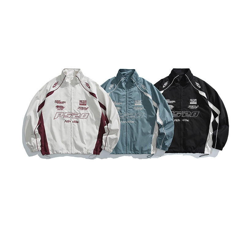Retro-style Casual Stand-up Collar Jacket For Men