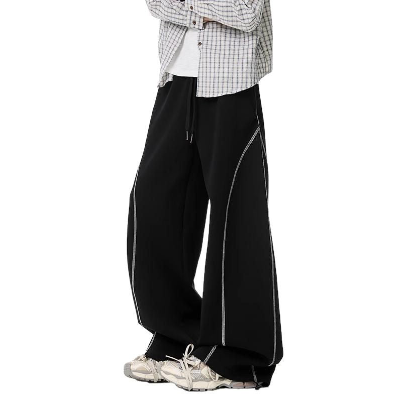 American-style Striped Casual Track Pants For Men