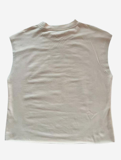 Nostalgic Lip Print Studded Casual Vest