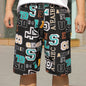 Summer Beach Pants Men's Loose Casual Fifth Pants Ice Silk High Elasticity Quick-drying
