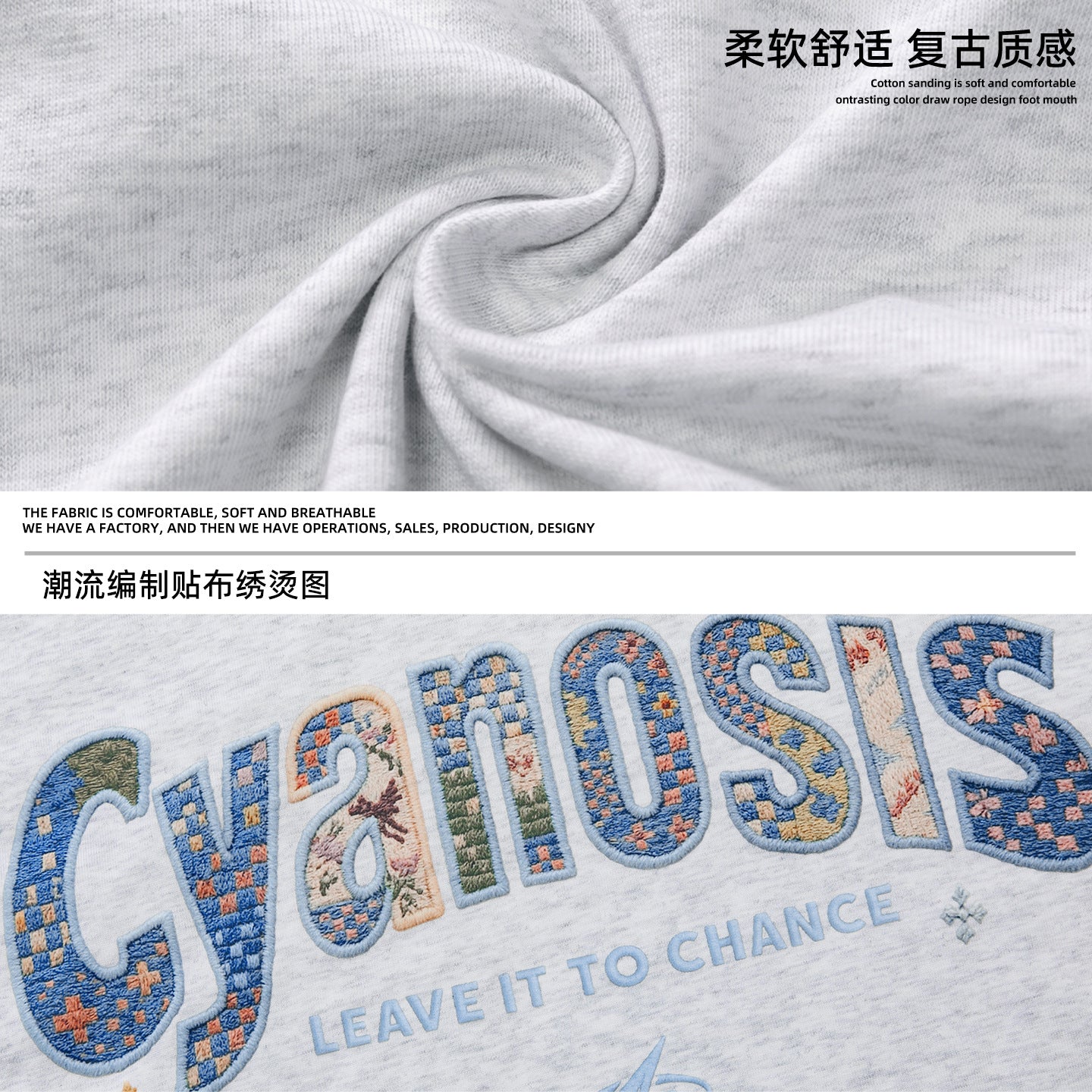Embroidered Patch Cotton Short-Sleeve T-Shirt For Men