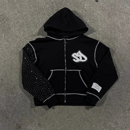 Same Early Autumn Comfort And Casual Personality Street Sweater Jacket