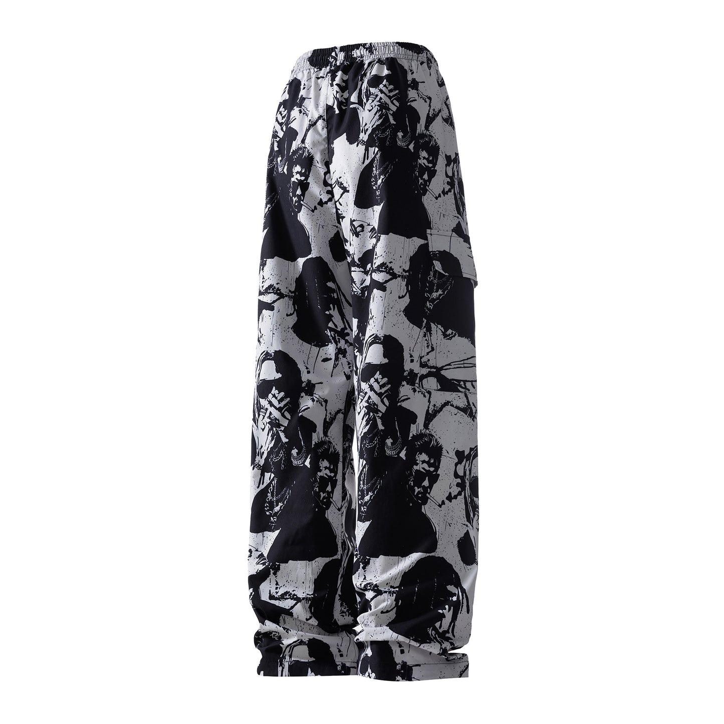 Men's Japanese-style Retro Loose Straight-leg Casual Trousers