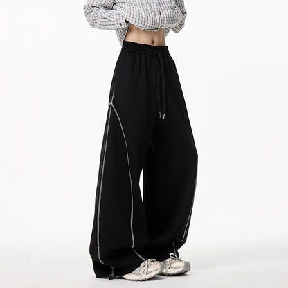 American-style Striped Casual Track Pants For Men