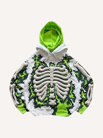 Fashion Casual Printed Polyester Sweater