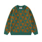 Triangle Pattern Men's Sweater Niche Design