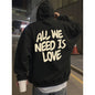 Hoodie For Men Setwear All We Need Is Love
