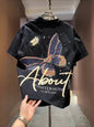 Men's Casual Bottoming Top With Butterfly Pattern