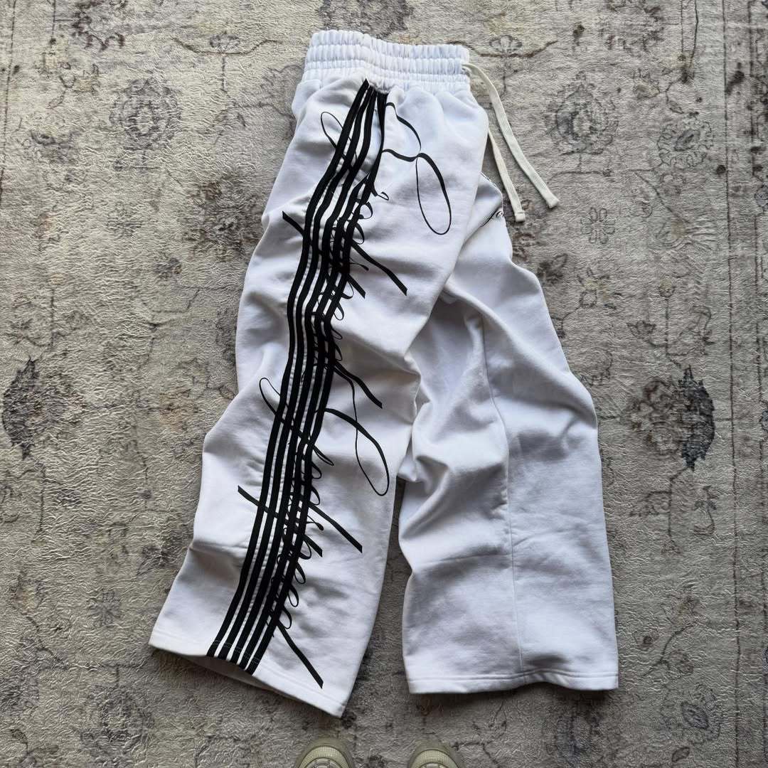 Printed Casual Pants Men's Straight-leg Sweatpants